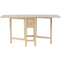 Ebuy24 Edward table de salle à manger avec rallonge 80x150 cm blanchi.