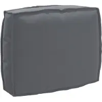 vidaXL Coussin pour dossier de palette Anthracite 50 x 40 x 12 cm