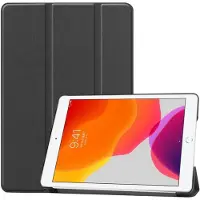 CoreParts Étui en cuir tri-plié (Apple iPad 2019 (7e génération)), Étui pour tablette, Noir