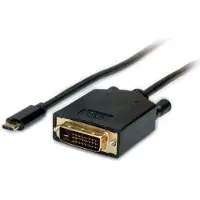 Value Câble adaptateur USB type C - DVI, ST/ST, 1 m