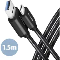 Axagon BUCM3-AM15AB Câble USB 3.2 Gen 1 (3.1 Gen 1) 1,5 m USB C USB A Noir