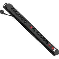 Macleans Mce10 Power Strip 10 Outlets With Switch 3680w Argenté One Size / EU Plug 220V