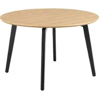 Ebuy24 Cadiz table de salle à manger 120x120cm nature.