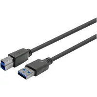 VivoLink PROUSB3AB7C Câble USB 7 m USB 3.2 Gen 1 (3.1 Gen 1) USB A USB B Noir (PROUSB3AB7C)