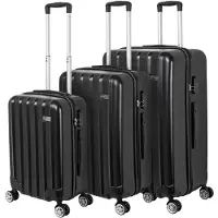 VERTICAL STUDIO "Kopenhagen" Valise Ensemble de 3 20" 24" 28" noir