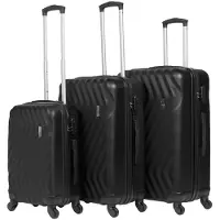 VERTICAL STUDIO "Reykjavik" Valise Ensemble de 3 20" 25" 28" noir