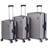 VERTICAL STUDIO "Odense" Valise Ensemble de 3 20" 24" 28" gris