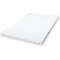 11.11 SRLS The White Stone Topper Memory Foam pour lit double 180x190