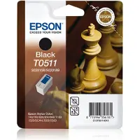 Epson T051 - 24 ml - noir - original - cartouche d'encre - pour Color Copy Station 8200; Stylus Color 1160, 740, 760, 800, 860; Stylus Scan 2000, 2500