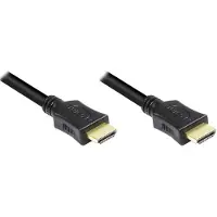 Alcasa electronik Good Connections - Câble HDMI avec Ethernet - HDMI mâle pour HDMI mâle - 7.5 m - blindé - noir - support 4K