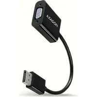 Axagon RVD-VGN câble vidéo et adaptateur 0,15 m DisplayPort VGA (D-Sub) Noir
