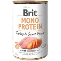 Brit Mono Protein Turkey &amp; Sweet Potato - nourriture monoprotéinée dinde et patate douce - 6x400 g
