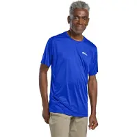 Jack Wolfskin Tech Short Sleeve T-shirt Bleu S Homme