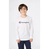 Champion T-Shirt bleu foncé / blanc