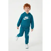 Nike Survêtement 'CLUB FLEECE' pétrole / blanc