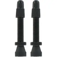 VAR Alloy Presta Valves 2 Units Noir 35 mm