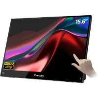Verbatim Portable 15.6" FHD Touch Monitor LIGHT Moniteur portable Noir 39,6 cm (15.6") LCD 1920 x 1080 pixels