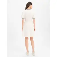 Armani Exchange Xw001739_af13401 Short Sleeve Dress Marron XS Femme