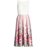 Swing Robe de cocktail roseau / rose clair / rouge clair / blanc