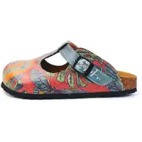 Goby Sabots 'Women shoes -Calceo mules CAL1505 Peace and Love' mélange de couleurs