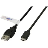 EFB Elektronik K5258SW.1 USB2.0 Anschlusskabel A-C,St.-St.,1,0m,schwarz,Premium