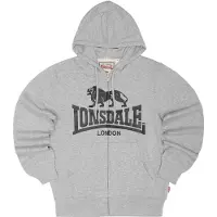 Lonsdale Veste de survêtement 'Krafty' gris / noir