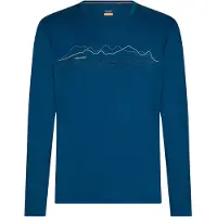 Icebreaker Merino 200 Oasis Crewe Ib Long Sleeve Base Layer Bleu L Homme