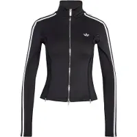 Adidas Originals Veste de survêtement 'ADIDAS X MIA MARQUEZ LONG SLEEVE ZIPPED' noir / blanc