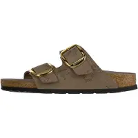 Birkenstock pour femme. 1032891 Sandales Arizona Big Buckle (Coupe Étroite) taupe (40), Plat, Aucun, Casuel