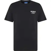 HUGO T-Shirt 'Nesptee' noir / blanc