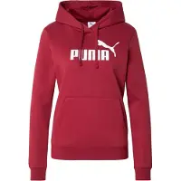 Puma Essential Nº1 Logo Hoodie Rouge M Femme
