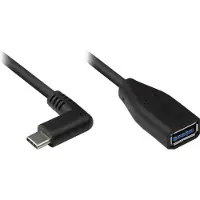 GOOD CONNECTIONS Alcasa 2811-OTGW Câble USB 0,1 m USB 3.2 Gen 1 (3.1 Gen 1) USB C USB A Noir