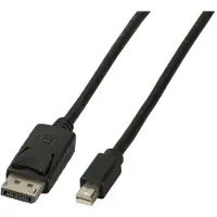 GOOD CONNECTIONS Câble de raccordement avec connecteur Mini DisplayPort mâle vers connecteur DisplayPort mâle - noir (3 m), Câble vidéo, Noir
