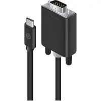 Alogic USB C Adaptor Cable Type C -VGA (D-Sub) M/M 2m, sw