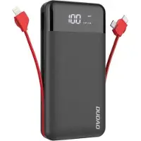 Dudao K1Pro powerbank 15Watt 4xcables black
