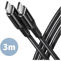 Axagon BUCM-CM30AB USB cable USB 2.0 3 m USB C Black