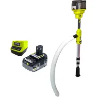 Ryobi RY18STPA-0 Pompe à tonneau de pluie sans fil 18 V 3360 l/h + 1x batterie 5,0 Ah + chargeur