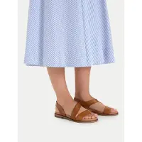 Pikolinos pour femme. W3E-0652 Navia Sandales en cuir marron (36), 1 à 3 cm, Aucun, Casuel