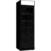 CombiSteel Réfrigérateur vitrine de 382 litres - 1 porte, fermeture automatique, refroidissement statique