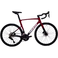 RINOS Vélo de route en carbone Odin 6.0, groupe Shimano 105 Di2, couleur rouge et noir, taille XL
