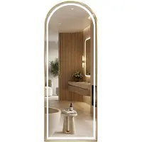 REA Miroir Led Orbit 60x170cm Brush Gold