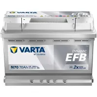 Varta Batterie Dynamic EFB, 12V, 70Ah, 760A