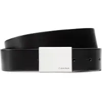 Calvin Klein Ceinture 'Formal Plaque' noir
