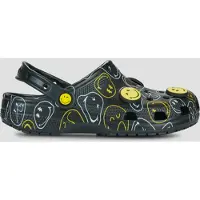 Crocs Sabots Smiley Classic Clog hommes - Noir - 48 / 49