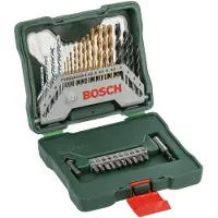 Bosch X-line 30ti Drill Bits And Tips Set Doré,Argenté