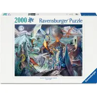 Ravensburger Puzzle pour adultes, 2000 pièces - Les Gardiens des Dragons
