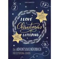 Lingen I Love Christmas Lettering - Le livre du calendrier de l'Avent pour les Lettering Lovers (monbijou)