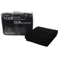 Bresser BR-9 Fond de studio en tissu 3x6m Noir