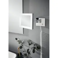 Emco LED miroir cosmétique chromé 1 bras 3 compartiments