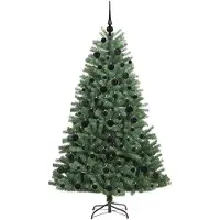 vidaXL Sapin de Noël Artificiel à Branches Articulées Vert 180 cm